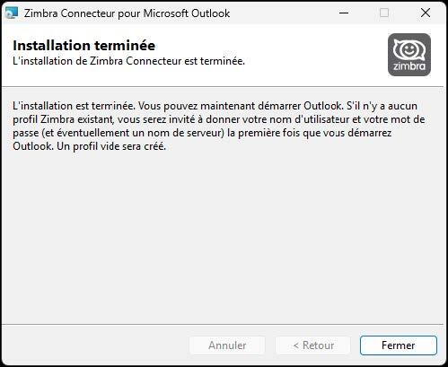 Connecteur Zimbra image 7